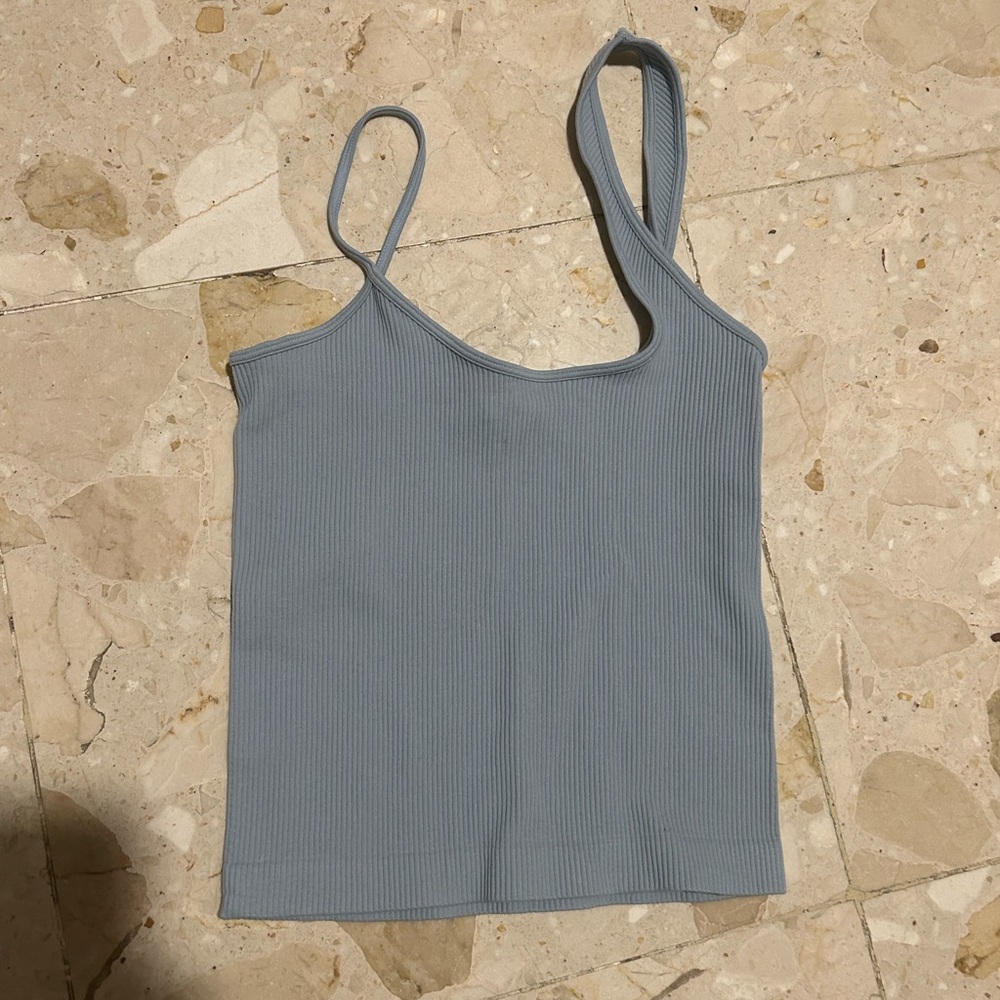 Dynamic Rib Asymmetric Camitop Blue